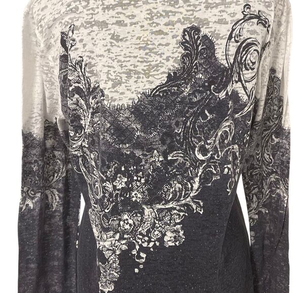 Miss Me Ladie’s L/S Scoop Top/Blouse/Top - Picture 6 of 11